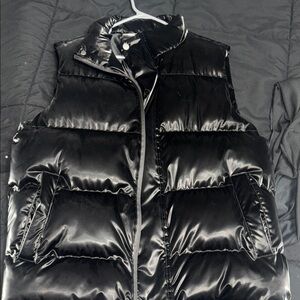 Men's Black Puffer Vest